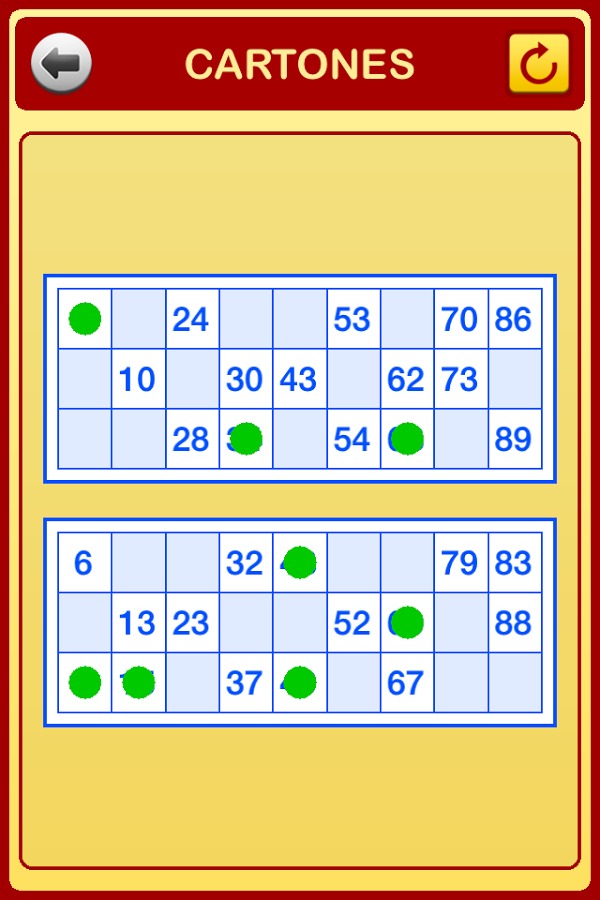 Cartones de Bingo截图4