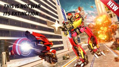 US Police Cop Robot:Transformers Bike Flying Robot截图1