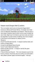 Mod Saiyan for Minecraft PE截图4