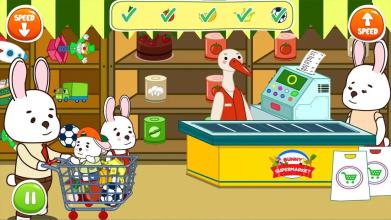 Anime Bunny: Kids supermarket截图1