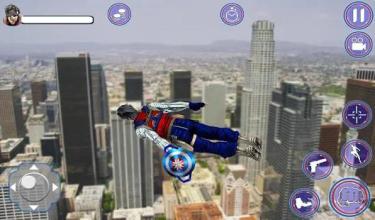 Captain Superhero Flying Robot Survival Mission截图1