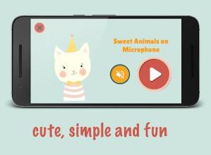 Sweet Animals Talking on Microphone截图3