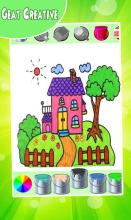 House Coloring Game截图4