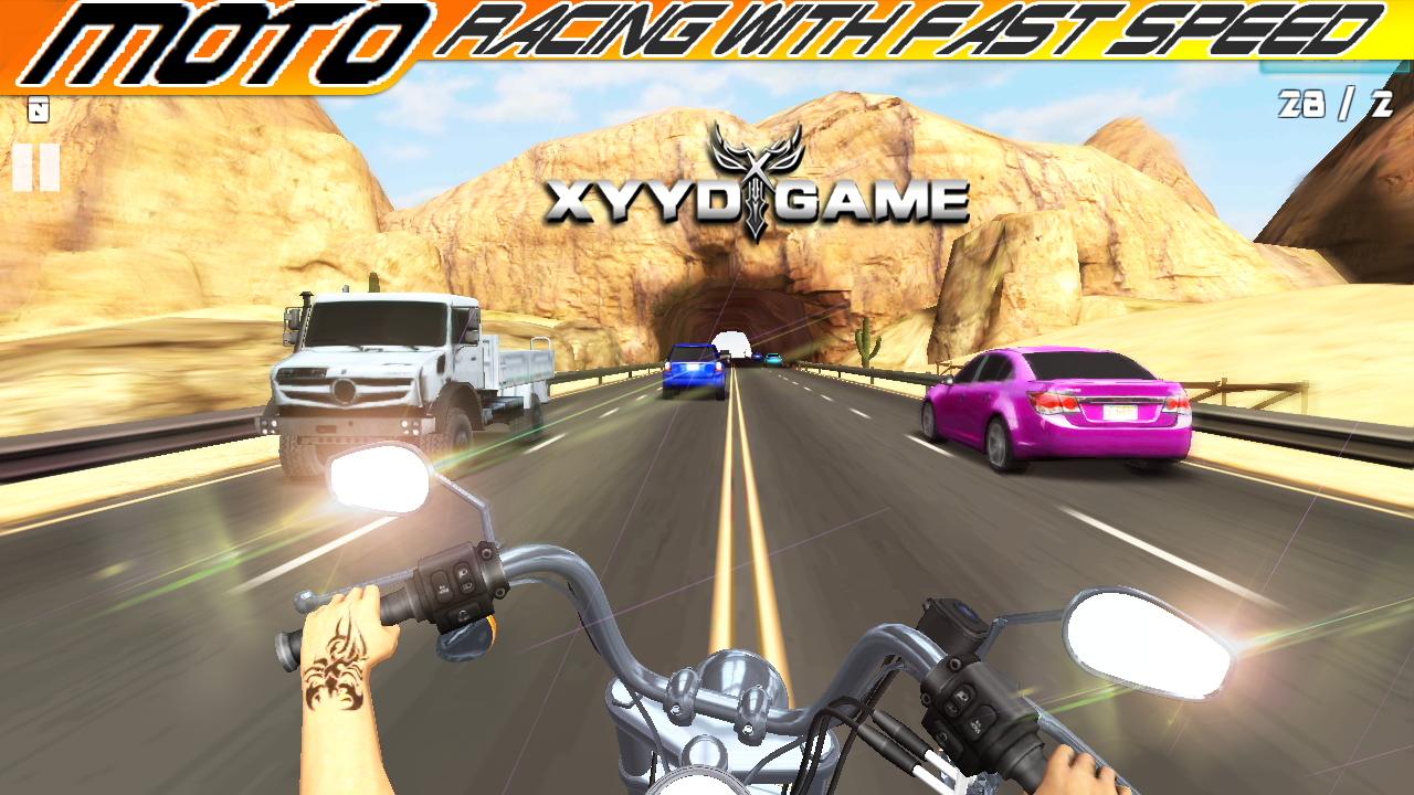 Traffic Moto Racing 2截图2