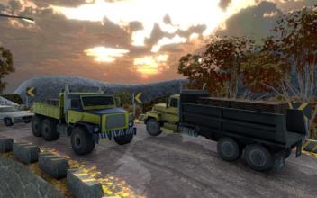 Crazy Cargo Truck Offroad Driving Game 3D截图2