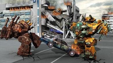 Futuristic Robot War – City Robot Battle 3D Action截图4