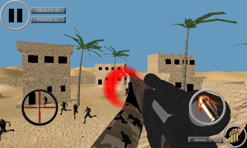 Sniper desert shooting截图4