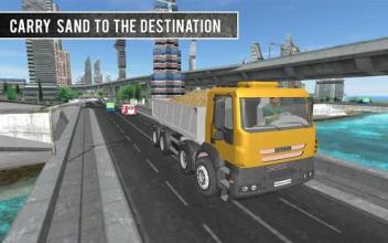 Sand Excavator Sim Truck 2016截图3