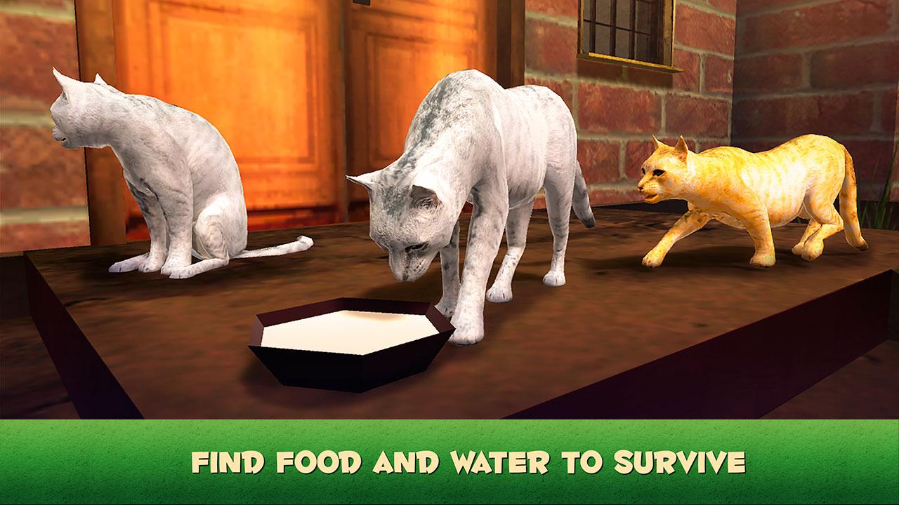 Home Cat Survival Simulator 3D截图1