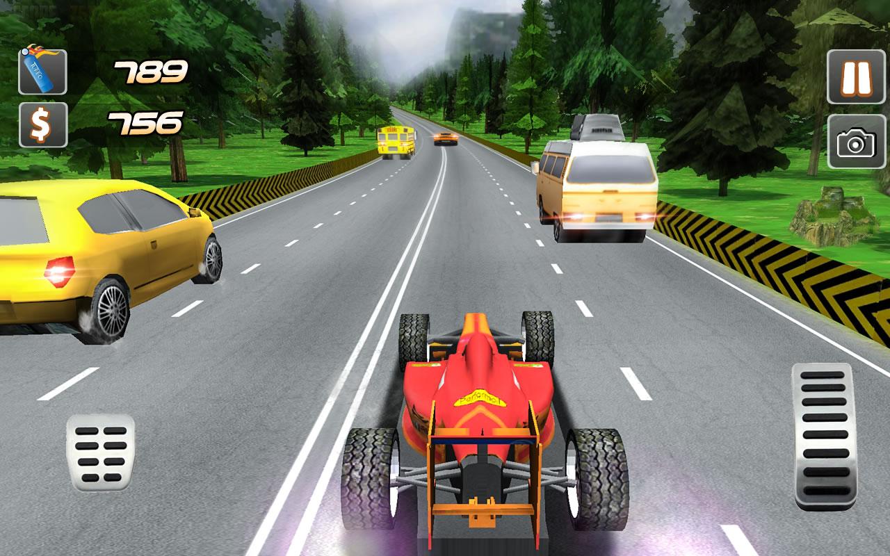 Fast Speed Highway Car Driving: Formula Race Games截图2