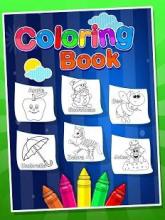 A to Z Coloring book & Alphabets For Kids截图4