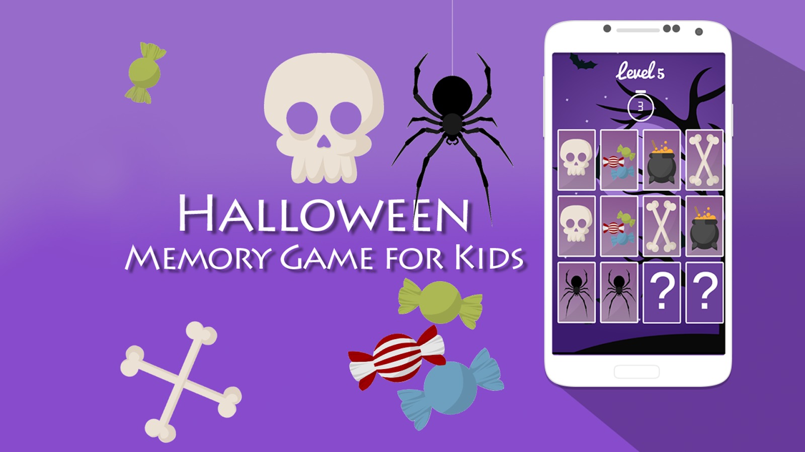 Memory Game for Kids Halloween截图1