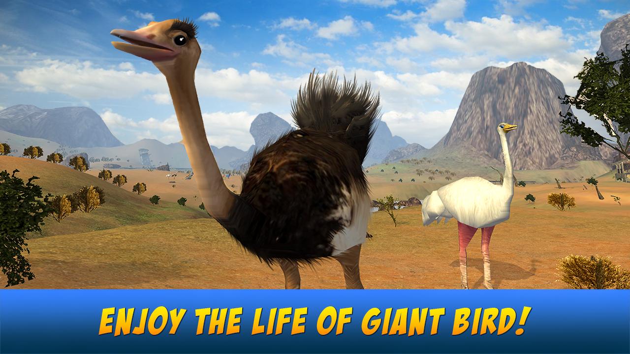 Ostrich Bird Simulator 3D截图4