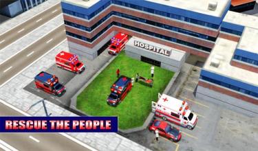 Ambulance Rescue 911 USA Crime City simulator 2018截图2