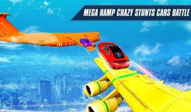 Jet Cars Stunts GT Racing Flying Car Racing Games截图1