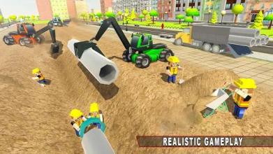 City Pipeline Construction Work : Plumber Game截图2