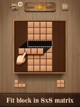 Fill Wooden Block 8x8: Wood Block Puzzle Classic截图1