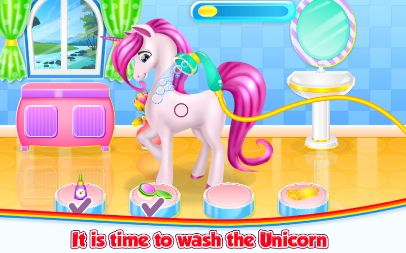 Colorful Unicorn Caring截图5