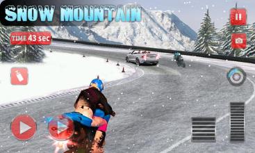 Offroad Snow Bike Driving Sim - Bike Racing Games截图1