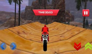 Spiderman Moto Bike Stunts - Mega Ramp截图2