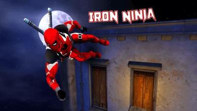 Superhero Iron Ninja Battle: City Rescue Fight Sim截图3