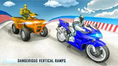 Speed Hero ATV Quad Bike Mega Ramp Stunt Games截图3