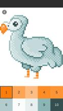 Bird Color By Number: Pixel Art Bird截图5