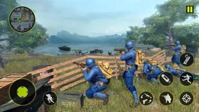 US Army WW2 Battleground Survival Shooting Game截图1