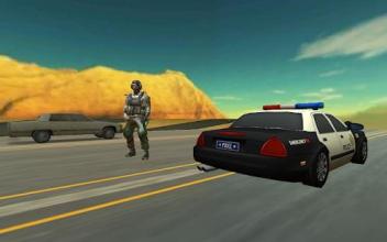 Police mega ramp car jump driving stunt game截图3