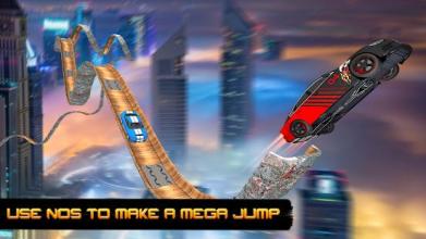 Vertical Mega Ramp Car Driving Stunts Simulator 3D截图4