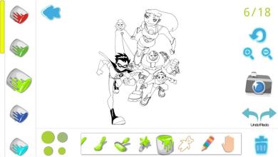 Teen Titans Coloring Book截图4