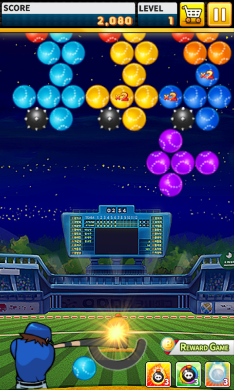 Bubble Shooter Baseball截图3