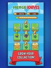 Merge Knife - Kawaii Idle Evolution Clicker Game截图4