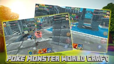 Poke Monster World Block Craft截图1