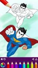 Superhero Coloring - Pixie Painting Book截图5