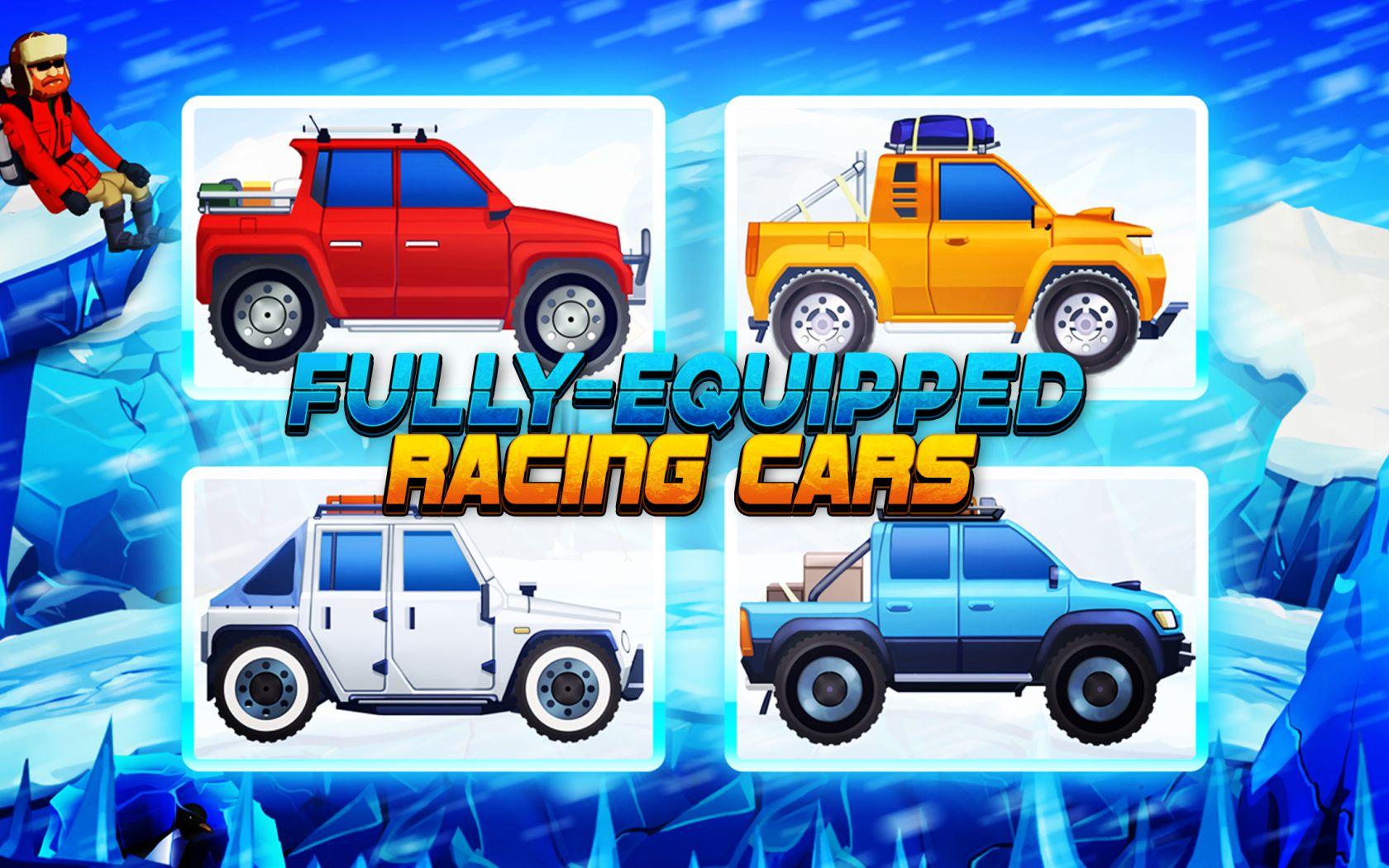 Arctic roads: car racing game截图1