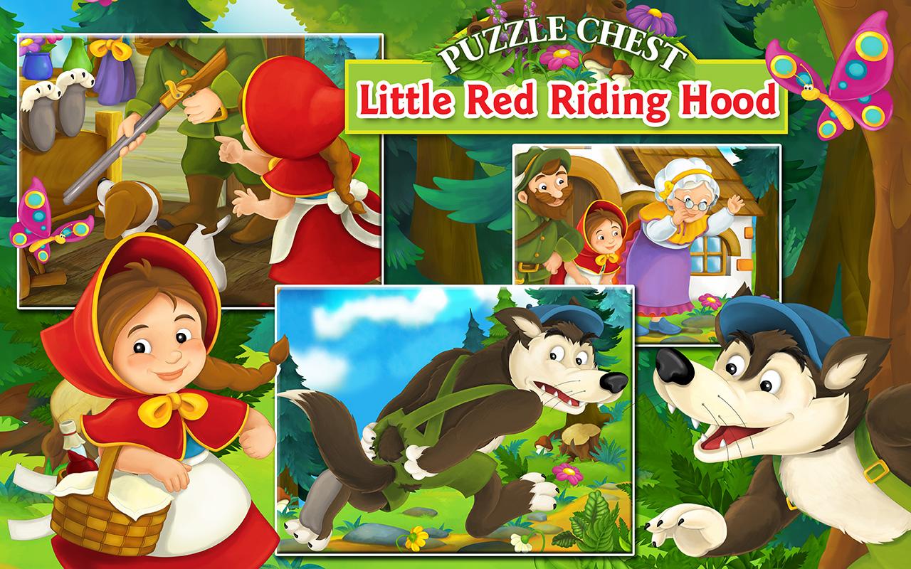 Red R. Hood Jigsaw Puzzle Game截图3