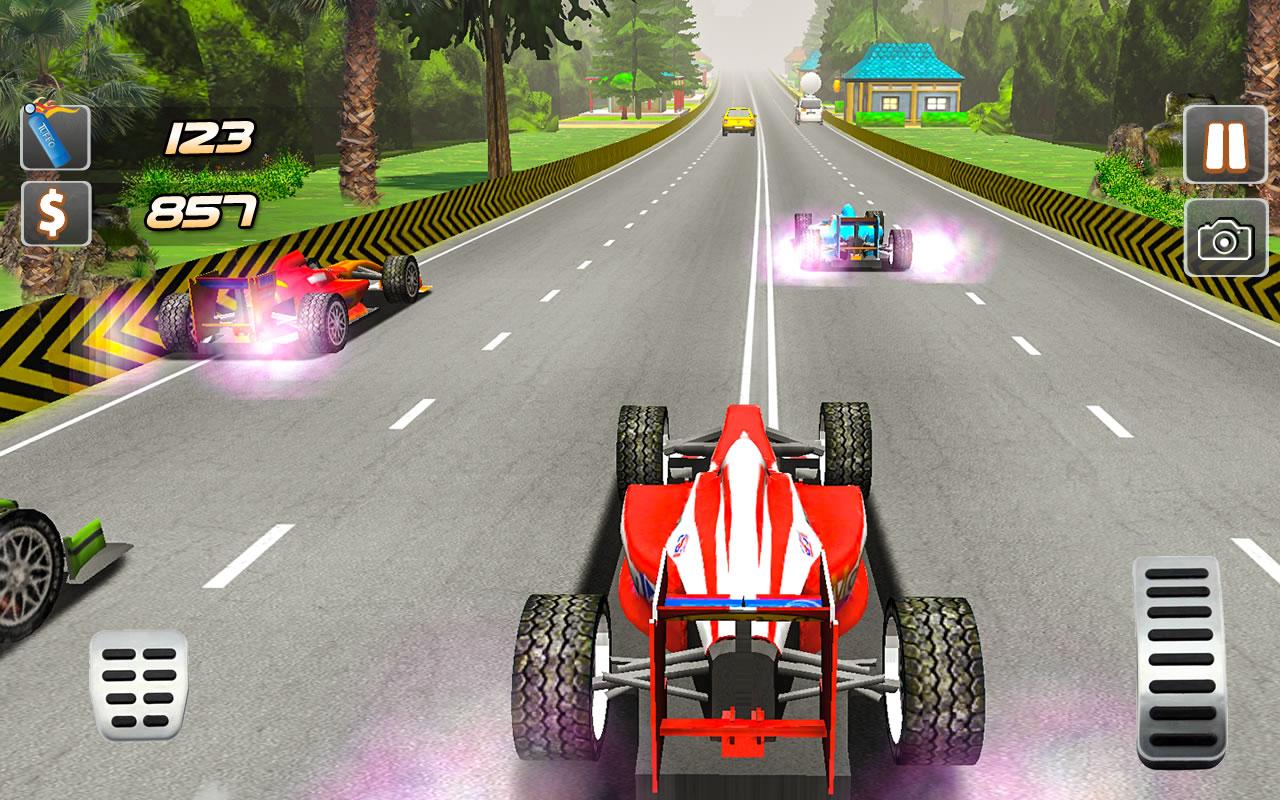 Fast Speed Highway Car Driving: Formula Race Games截图5