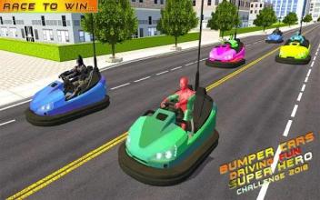 Bumper Cars Driving Fun : Superhero Challenge 2018截图2