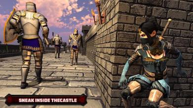 NinjaGirl : Ninja Survival Ultimate War 3D Free *截图4