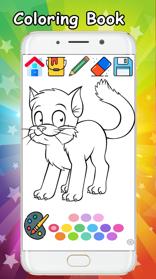 Kitty Cat Coloring Book - Coloring Cat kitty free.截图1