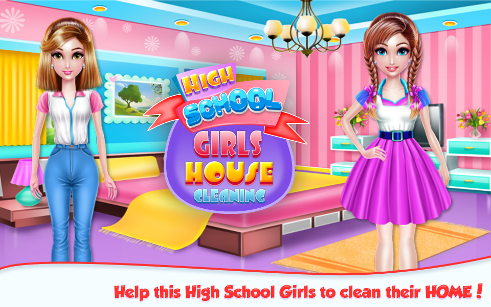 Highschool Girls House Cleaning截图1