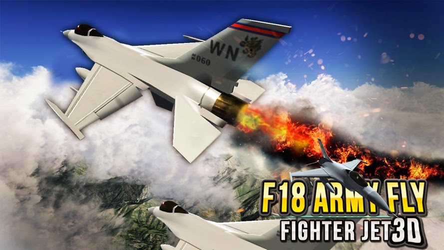 F18 Army Fly Fighter Jet 3D截图2