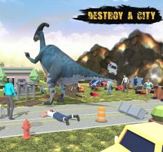 Monster Dinosaur City Attack & Destruction Sim截图3