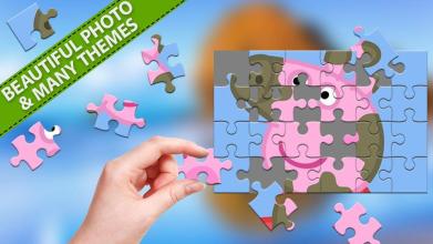 Pink Pig Jigsaw Puzzle Games截图1