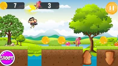 Shin Chan Adventure Fighting Jungle Monsters Game截图3