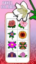 Flowers - Coloring by Numbers Pixel Art - Sandbox截图1