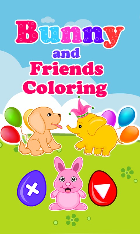 Bunny and Friends Coloring截图1