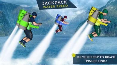 Water Jetpack Speed Racing截图4