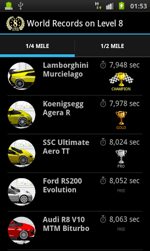 Drag Racing World Record Tunes截图3